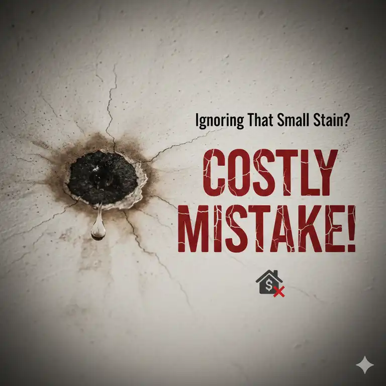 Why Ignoring That Small Water Stain Could Be a Costly Mistake