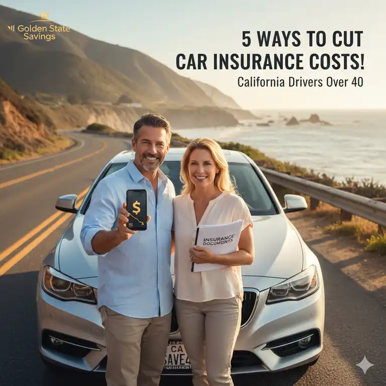 5 ways to reduce car insurence costs at California for 40+